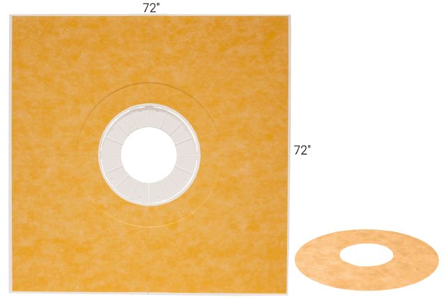 KERDI-SHOWER-TRAY 72" X 72" CEN Floor Mart Canada Floor Mart Canada