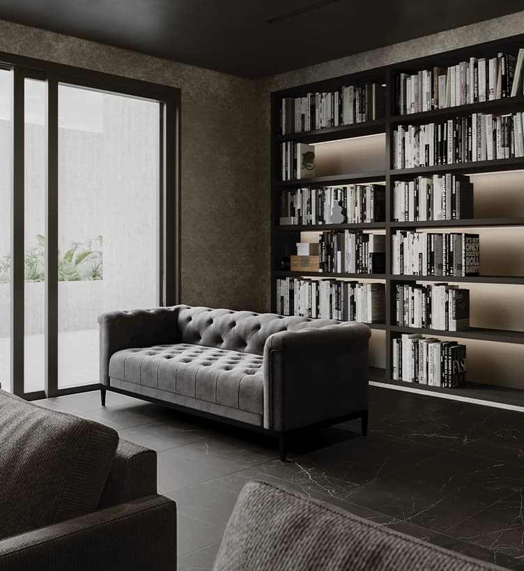 La Marca Nero Venato Anatolia Tile Floor Mart Canada