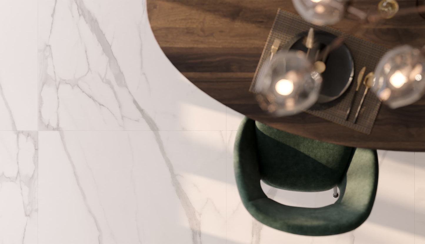 La Marca Statuario Nuovo Anatolia Tile Floor Mart Canada