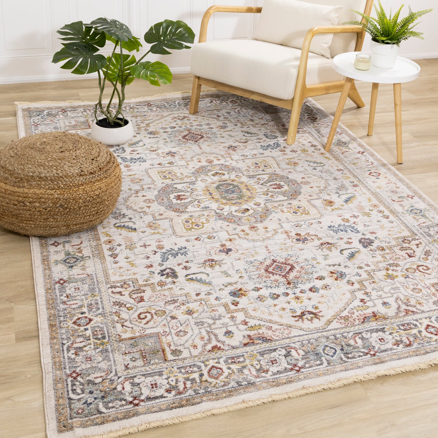 Marisa G390 Cream Multi Kalora Rugs Floor Mart Canada