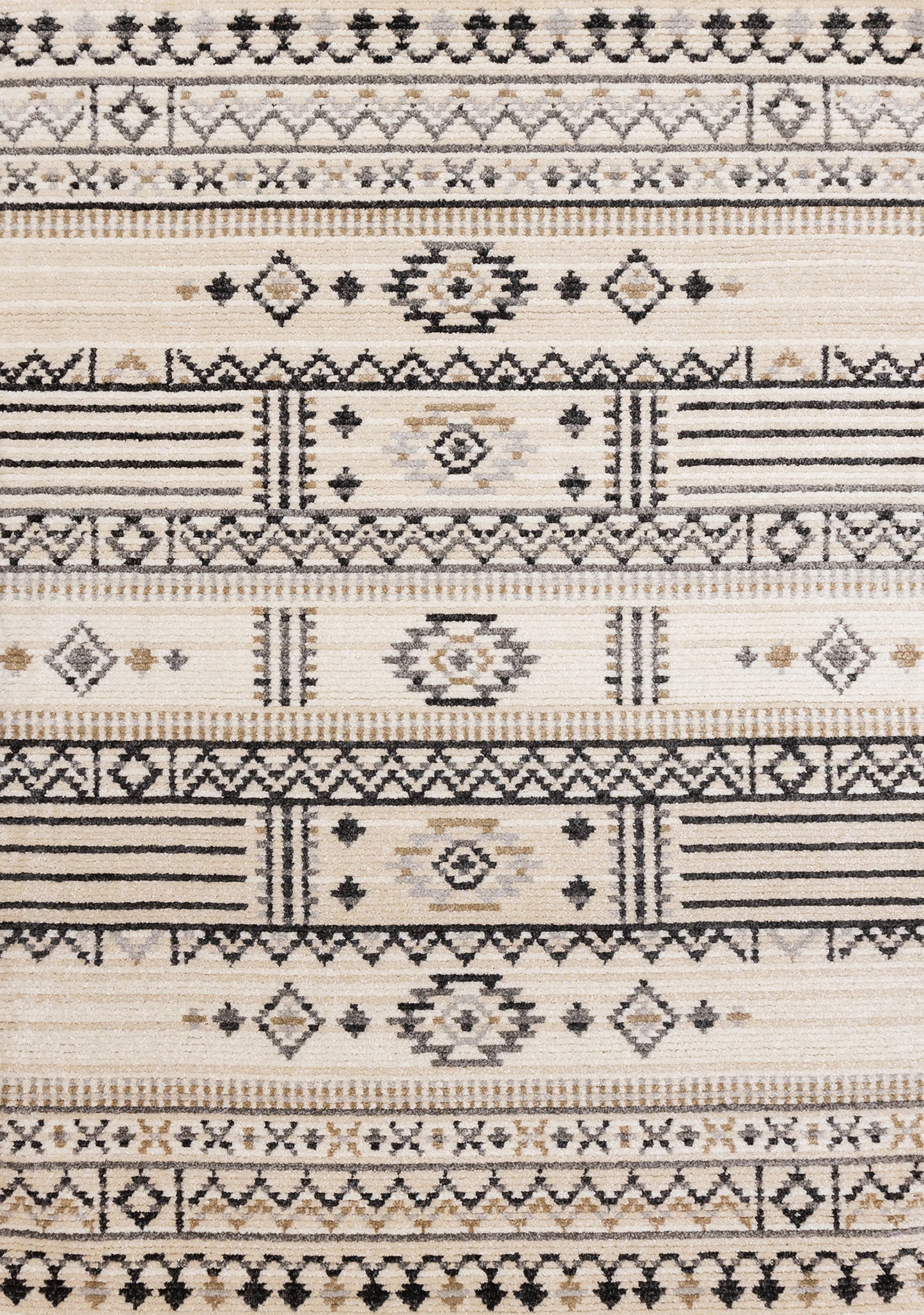 Nala N157 Cream Black Kalora Rugs Floor Mart Canada