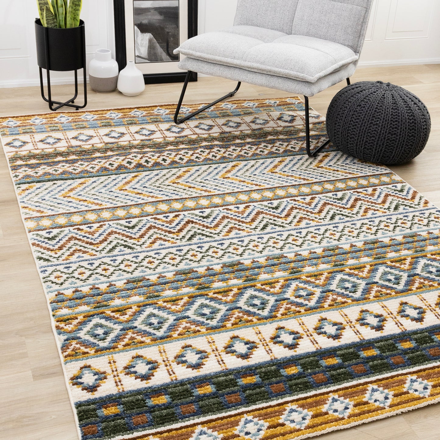 Nala N201 Multi Kalora Rugs Floor Mart Canada
