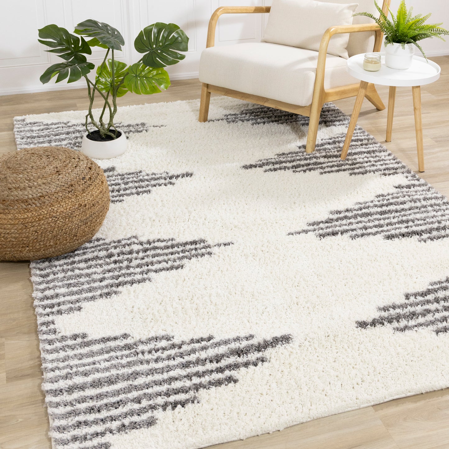 Pascal H022 Cream Grey Kalora Rugs Floor Mart Canada