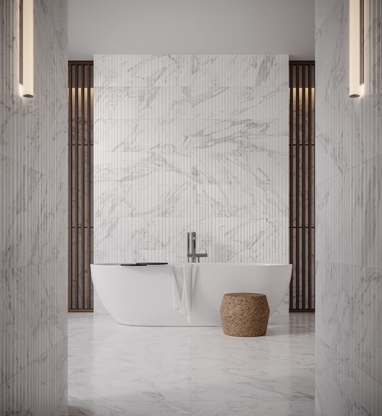 Raffino Bianco Vita Anatolia Tile Floor Mart Canada