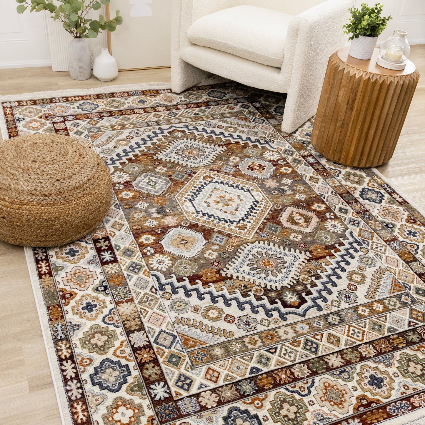 Samira F027 Multi Kalora Rugs Floor Mart Canada