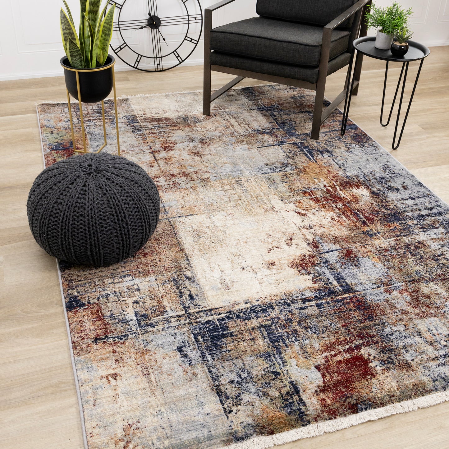 Serene D931 Red Blue Beige Kalora Rugs Floor Mart Canada