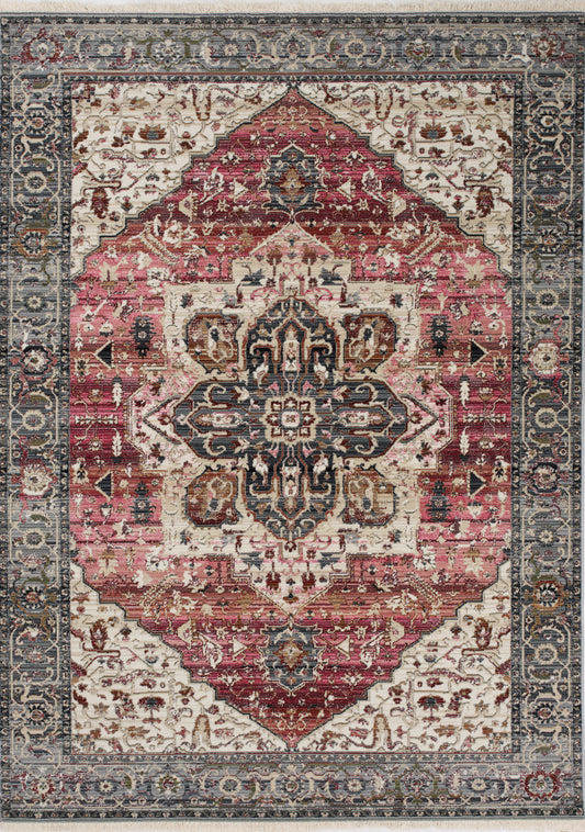 Serene E154 Pink Cream Blue Kalora Rugs Floor Mart Canada