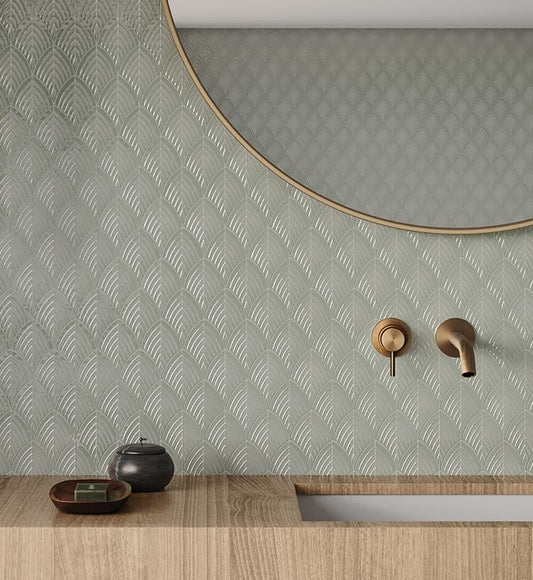 Soho Soft Sage Anatolia Tile Floor Mart Canada