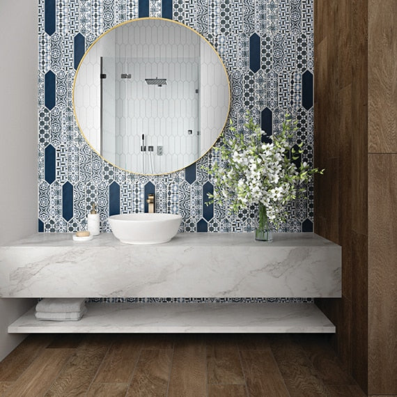 Stagecraft Cameo Blue Mix SC71 Daltile Floor Mart Canada