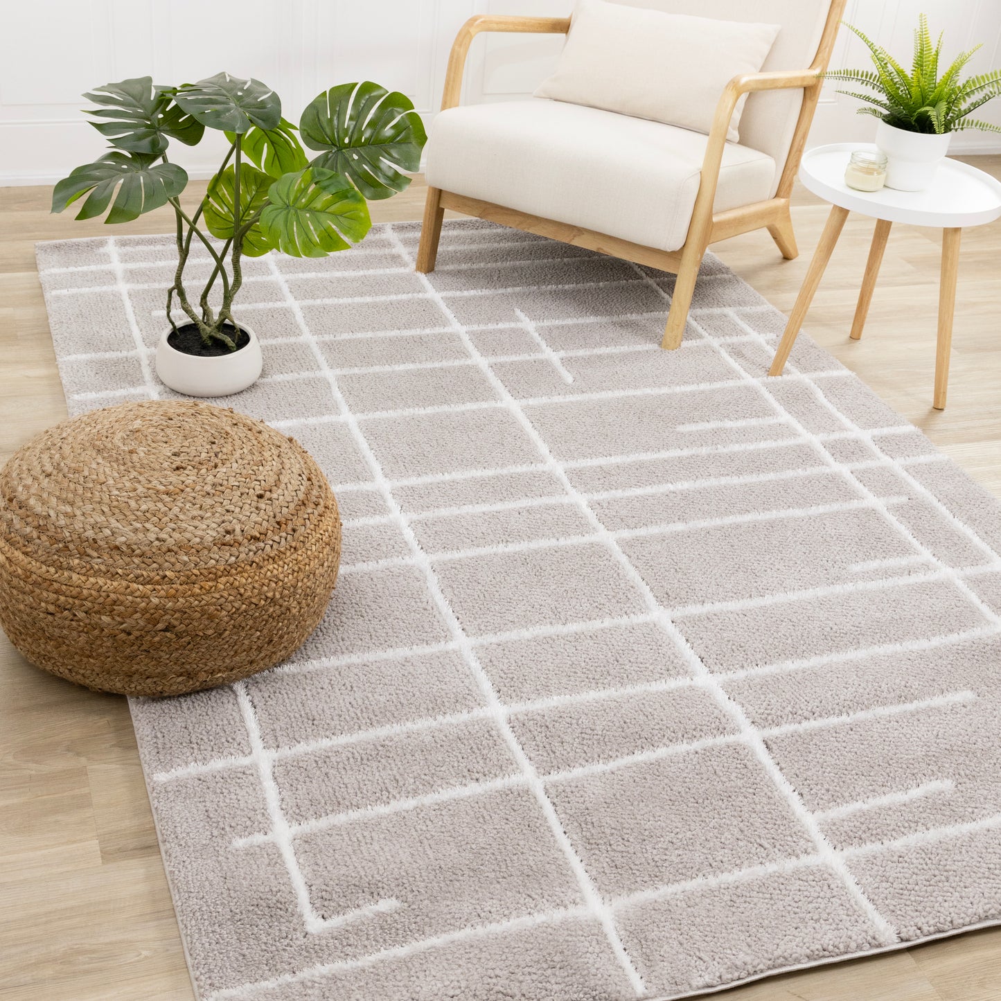 Sully 1228 Grey White Kalora Rugs Floor Mart Canada