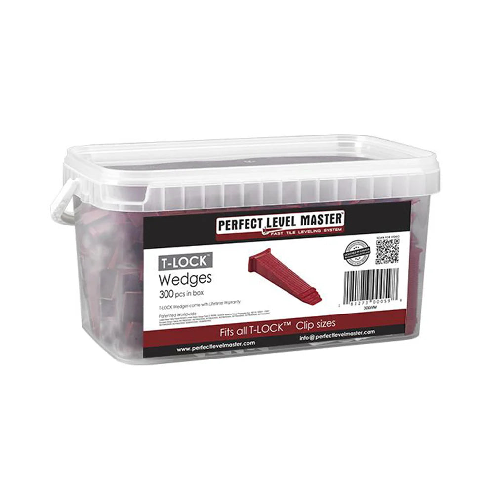 T-Lock™ Wedges | Reusable by Perfect Level Master Perfect Level Master Floor Mart Canada