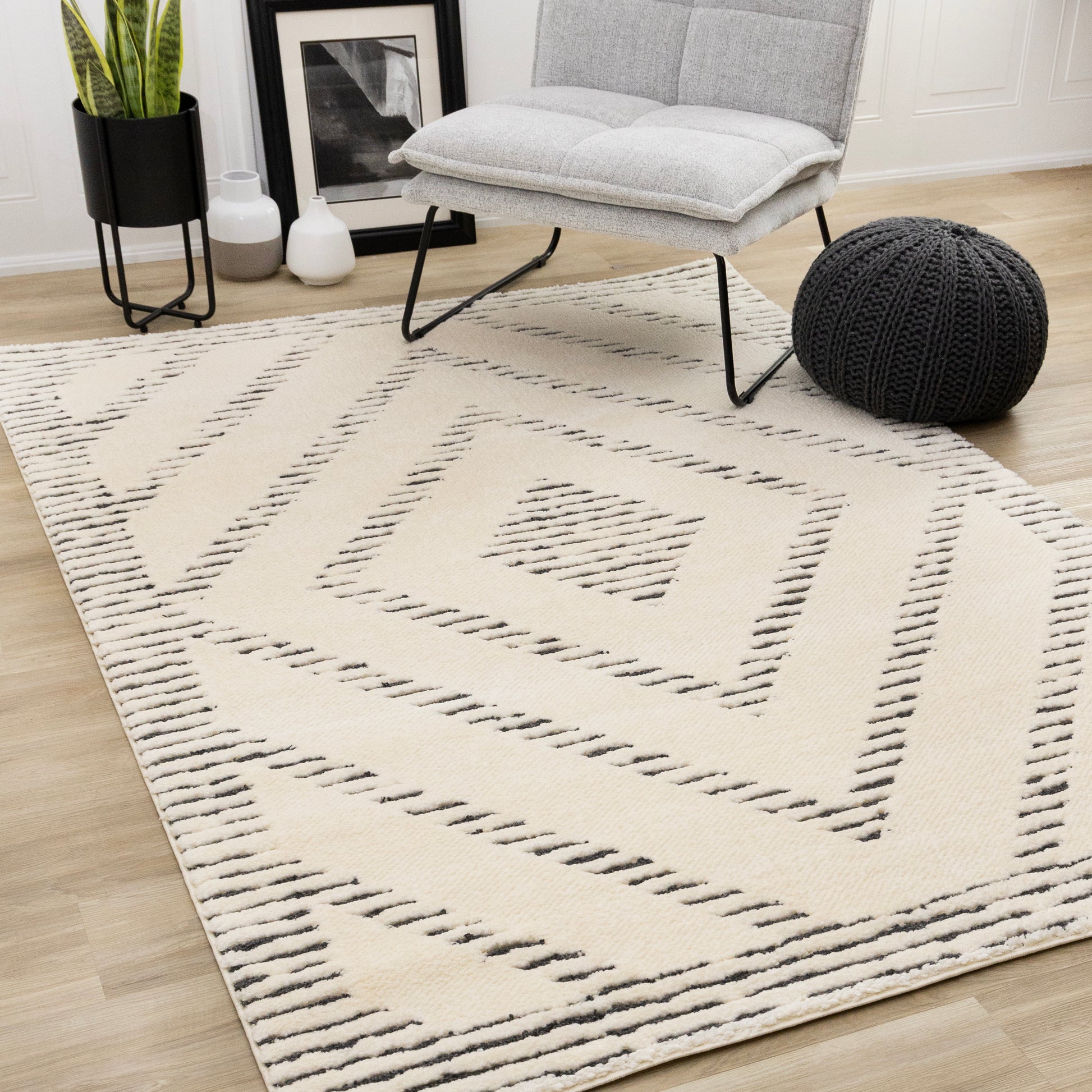 Talia 1355 Cream Grey Kalora Rugs Floor Mart Canada