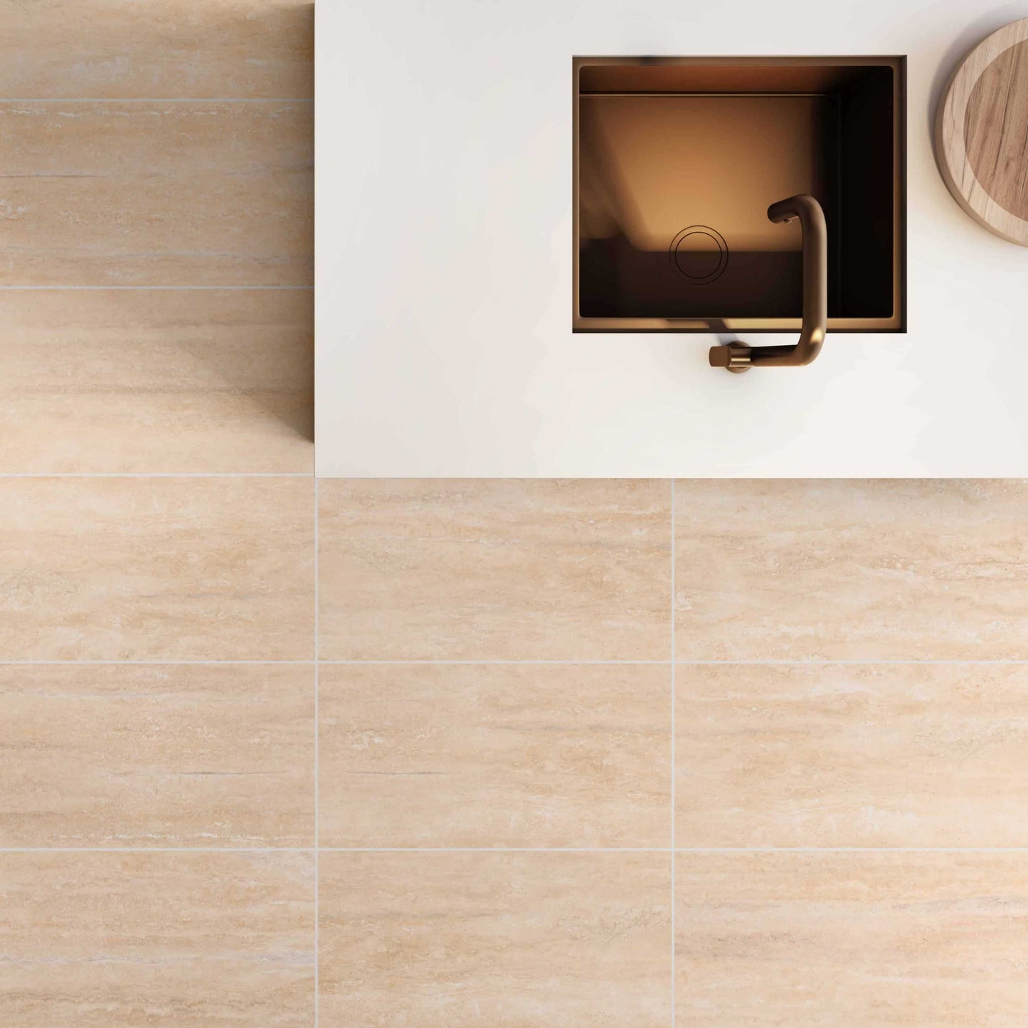 Travertino Ceratec Surfaces Floor Mart Canada