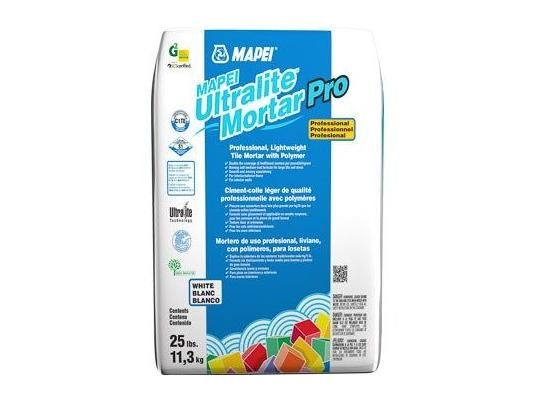 Mapei - Ultralite Mortar Pro Lightweight Mortar with Polymer, White - 25 lb