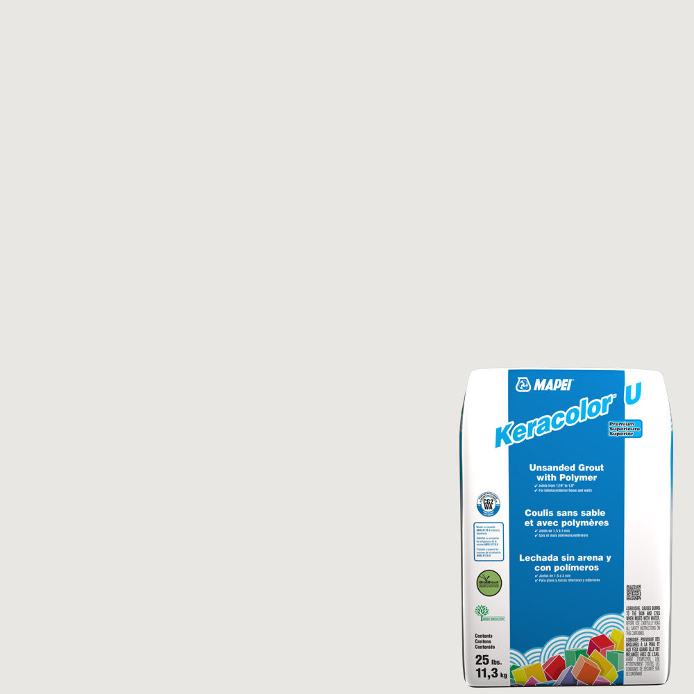 Mapei - Keracolor U Unsanded Grout with Polymer #5038 Avalanche 25 lb