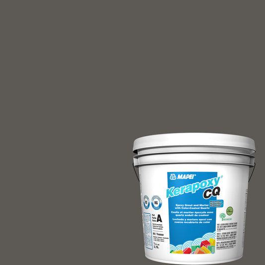 Mapei - Kerapoxy CQ Premium Epoxy Grout with Color-Coated Quartz #5047 Charcoal 3.79 L