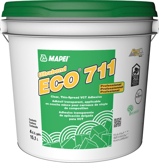 Mapei - Ultrabond ECO 711 Premium Clear Thin-Spread VCT Adhesive 15.1 L