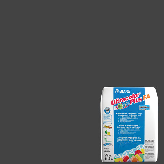 Mapei - Ultracolor Plus FA Rapid-Setting All-in-One Grout #5010 Black 25 lb