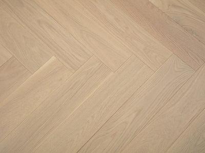 American Oak Herringbone - Naked Oak Vidar Flooring Floor Mart Canada