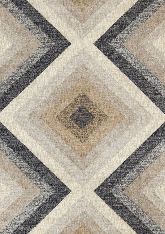 Cora 5685 Brown Grey Kalora Rugs Floor Mart Canada