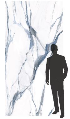 EK Oceanic Calacatta Polished Sarana Tile Floor Mart Canada