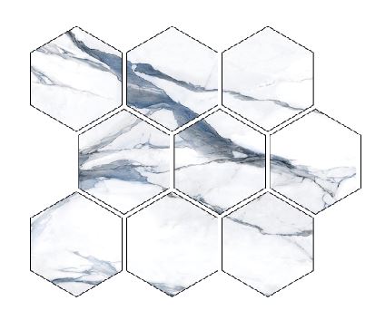 EK Oceanic Calacatta Polished Sarana Tile Floor Mart Canada