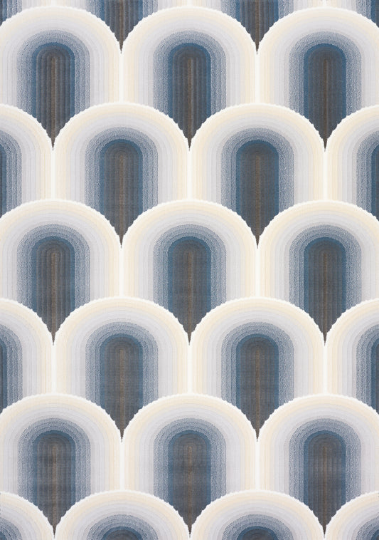 Ella 475297 Cream Blue Grey Kalora Rugs Floor Mart Canada
