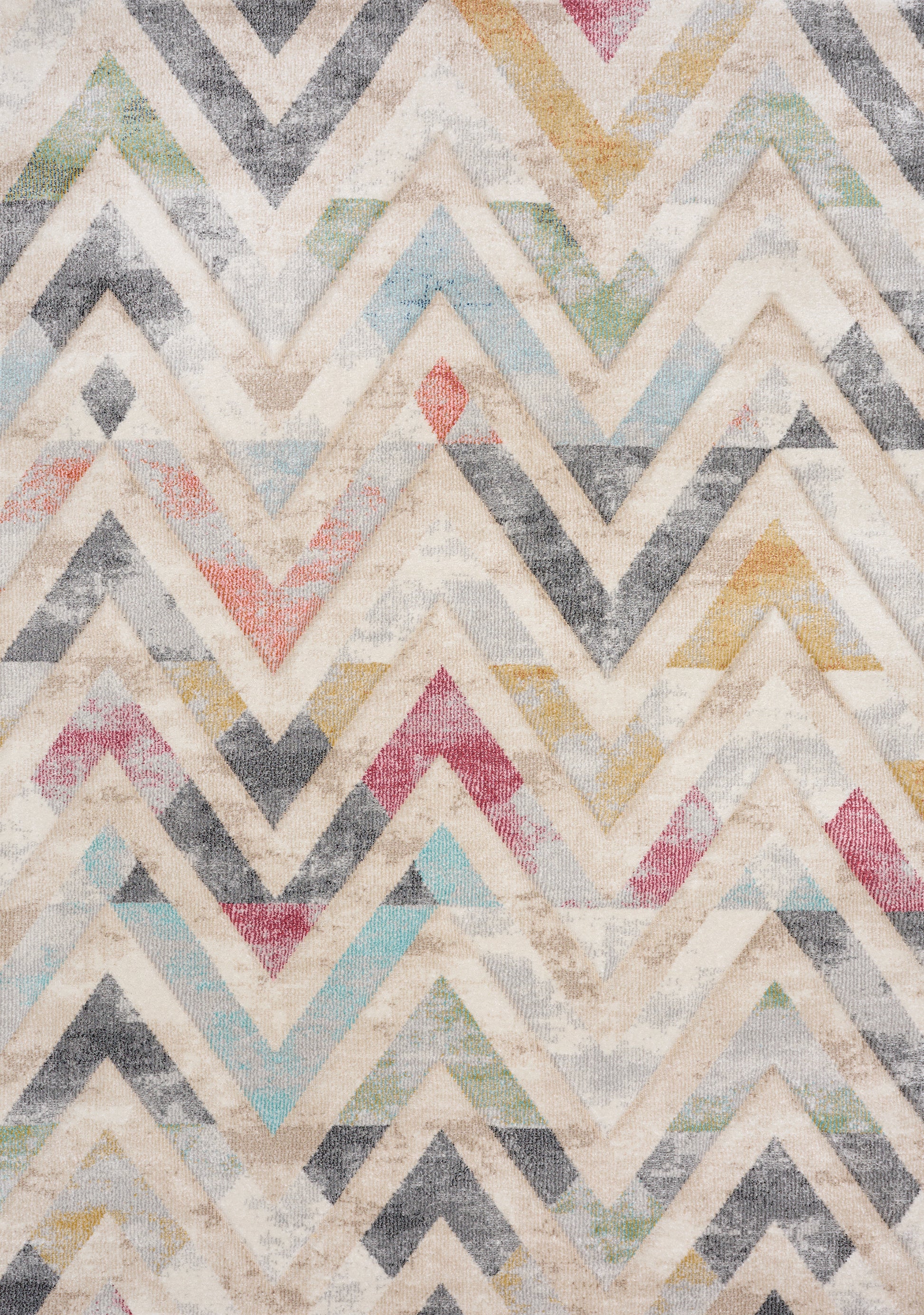 Folio F839 Cream Grey Multi Kalora Rugs Floor Mart Canada