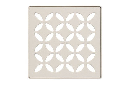 KERDI-DRAIN GRATE KIT 4" IVORY FLORAL Schluter Floor Mart Canada