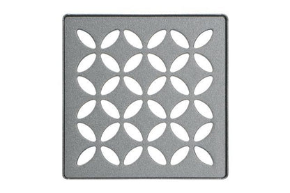 KERDI-DRAIN GRATE KIT 4" PEWTER FLORAL Schluter Floor Mart Canada