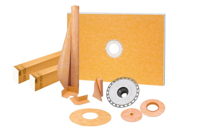 KERDI-SHOWER-KIT 38" X 60" ABS FLANGE 2" Floor Mart Canada Floor Mart Canada