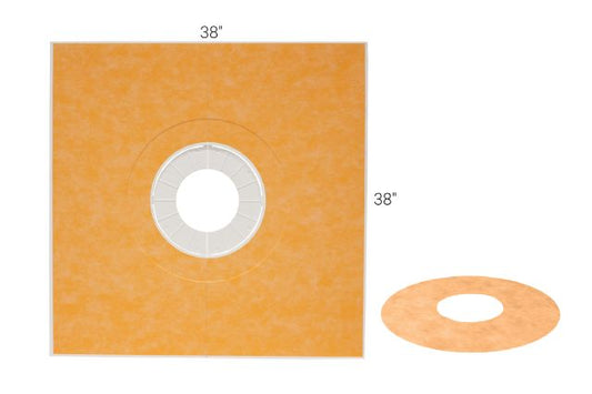 KERDI-SHOWER-TRAY-THIN 38" X 38" CEN Floor Mart Canada Floor Mart Canada