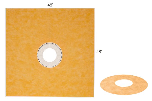 KERDI-SHOWER-TRAY-THIN 48" X 48" CEN Floor Mart Canada Floor Mart Canada