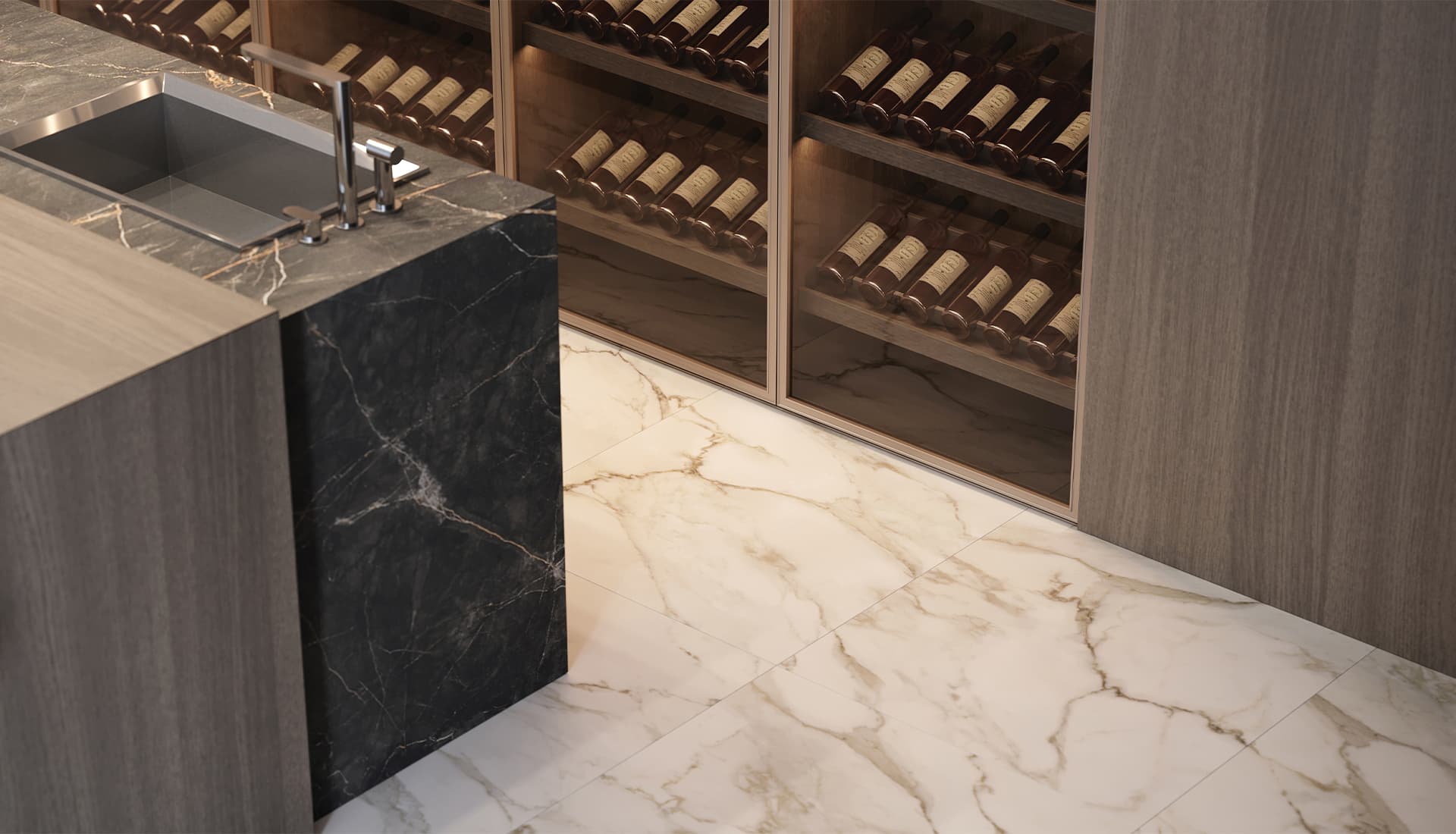 La Marca Calacatta Paonazzo Anatolia Tile Floor Mart Canada
