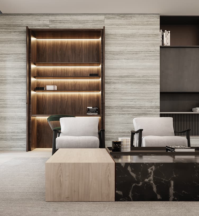 La Marca Travertino Instrata Anatolia Tile Floor Mart Canada