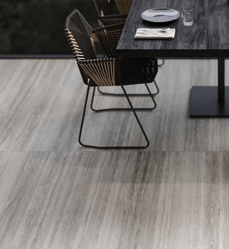 La Marca Travertino Instrata Anatolia Tile Floor Mart Canada
