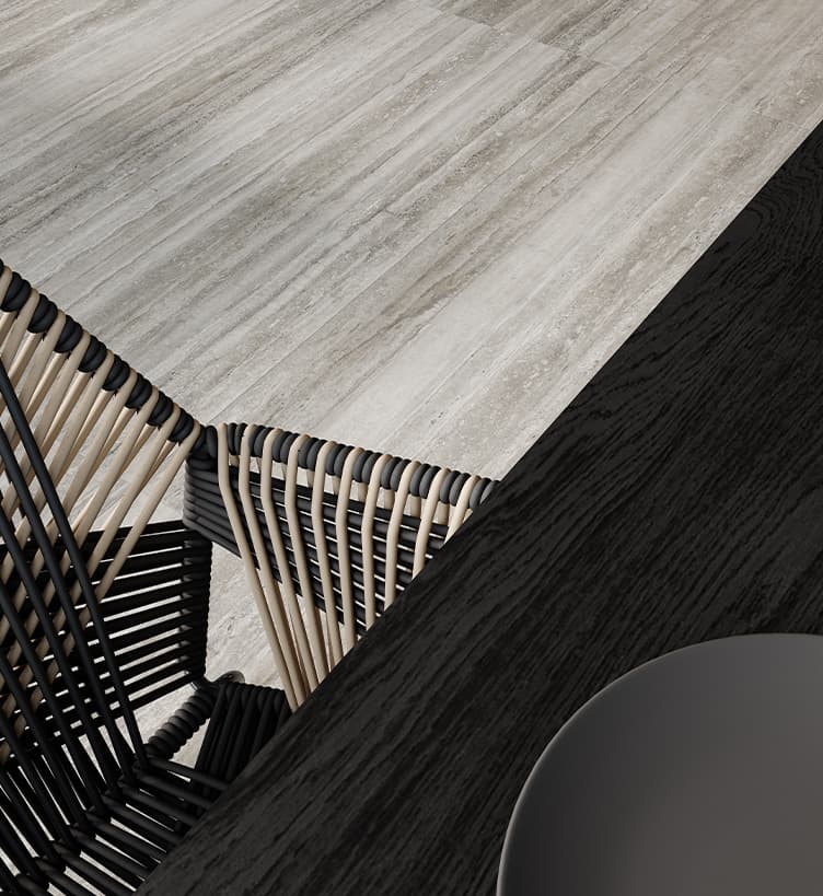 La Marca Travertino Instrata Anatolia Tile Floor Mart Canada