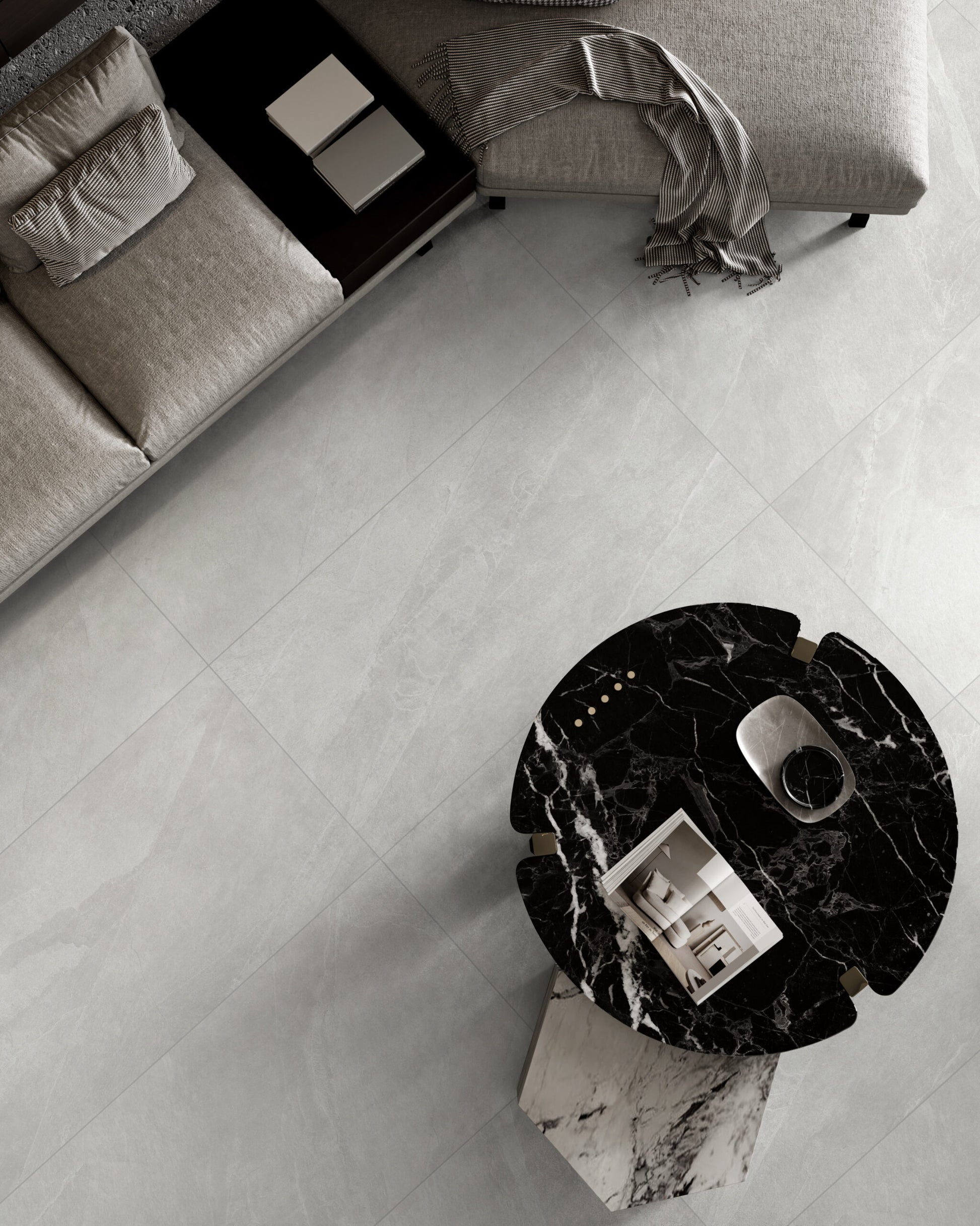 Lithos Grey Sarana Tile Floor Mart Canada