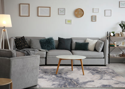 Luca G184 Grey Blue White Kalora Rugs Floor Mart Canada