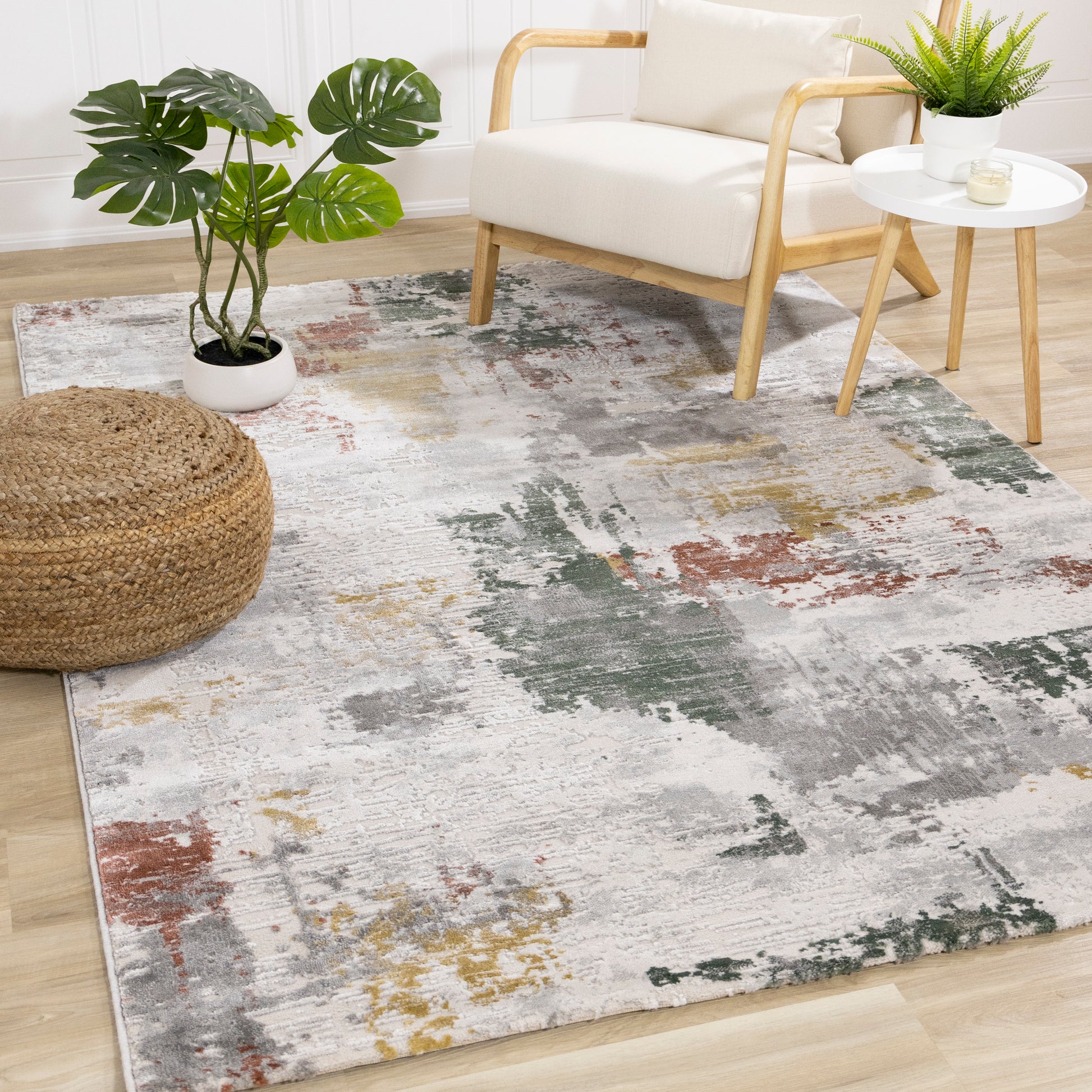 Luca G605 Grey White Multi Kalora Rugs Floor Mart Canada