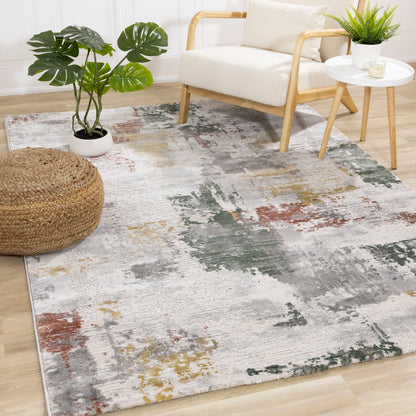 Luca G605 Grey White Multi Kalora Rugs Floor Mart Canada