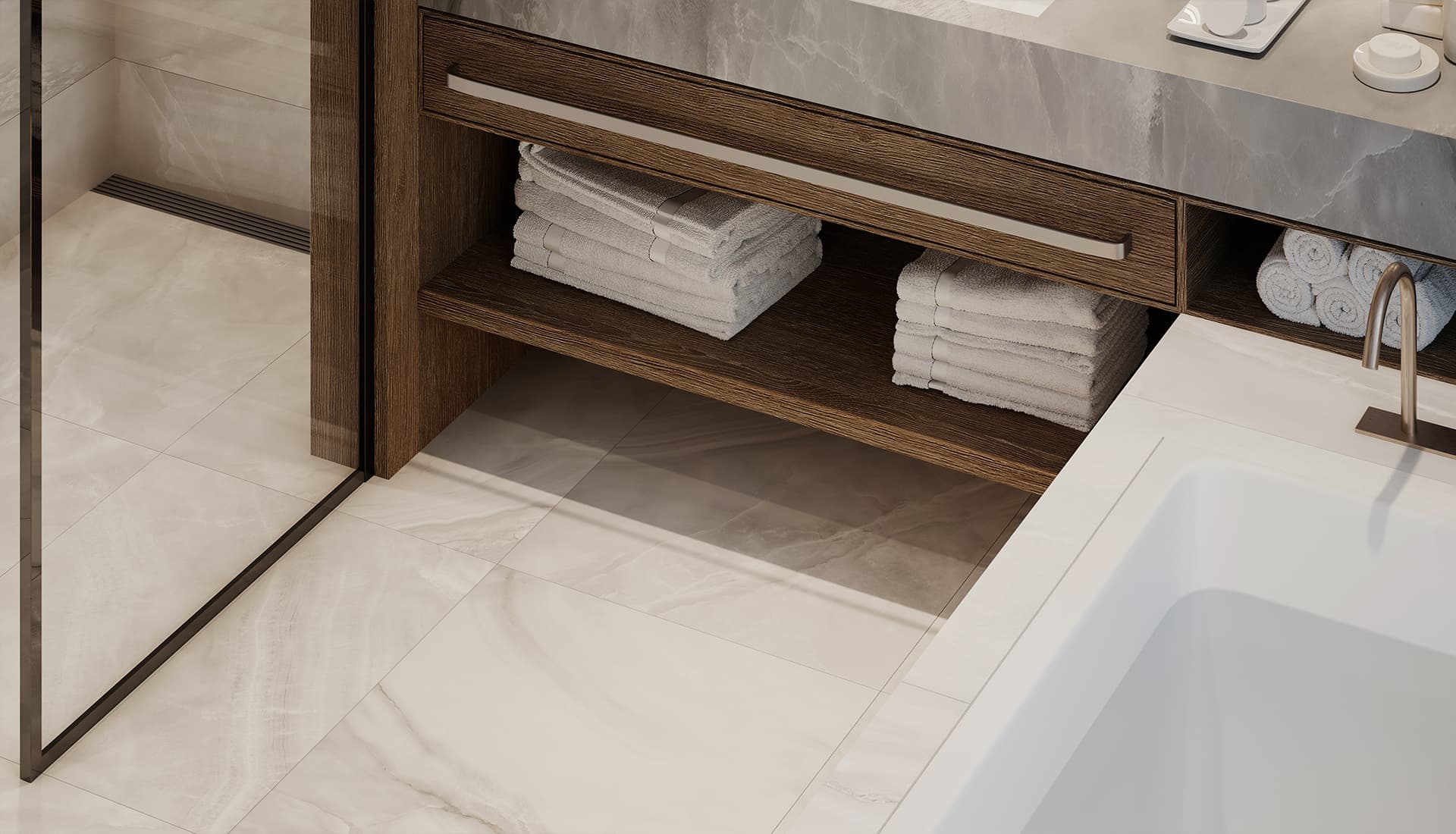Plata Onyx Crystallo Anatolia Tile Floor Mart Canada