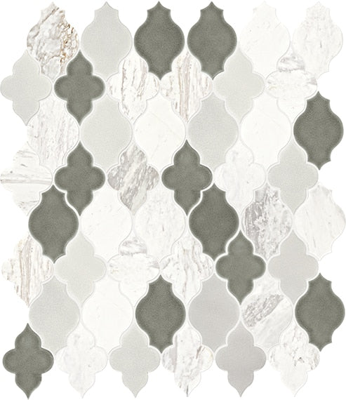 Raine Stratus White Blend DA40 Daltile Floor Mart Canada