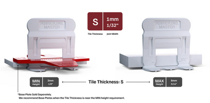 T-Lock Clips by Perfect Level Master Perfect Level Master Floor Mart Canada