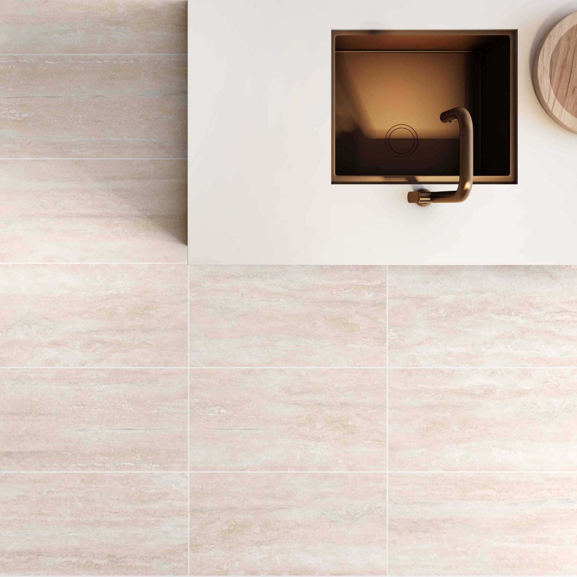 Travertino Ceratec Surfaces Floor Mart Canada