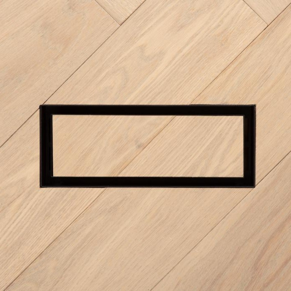 Aria Luxe - Flush Floor Vent 4"x10" Black