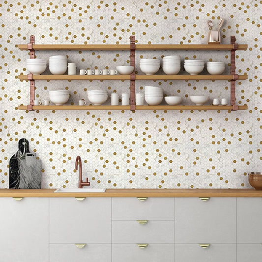 Uptown Glass Posh Chiffon UP27 Daltile Floor Mart Canada
