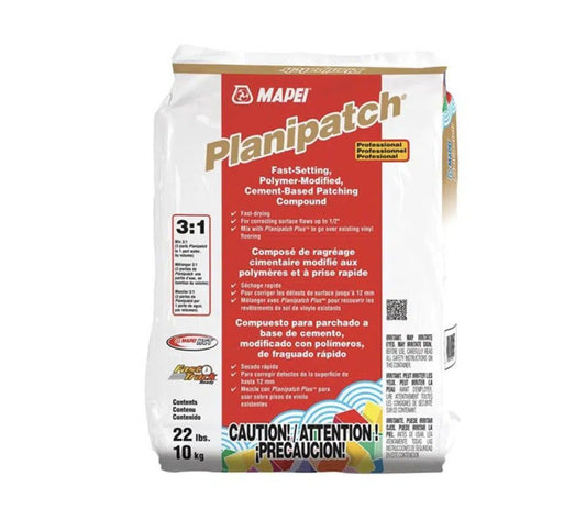 Mapei - Planipatch Fast-Setting Polymer-Modified Cement-Based Patching Compound 22 lb